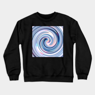 Swirl of Abstract Lines Of Soft Colors Crewneck Sweatshirt